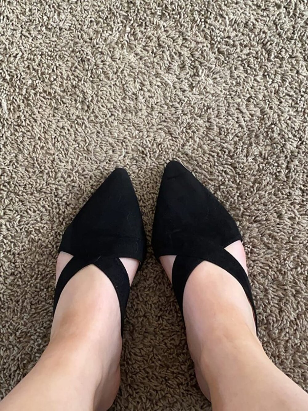 Women’s Pointed Toe Mule Flats Backless Loafers Slip On Casual Chic Shoes